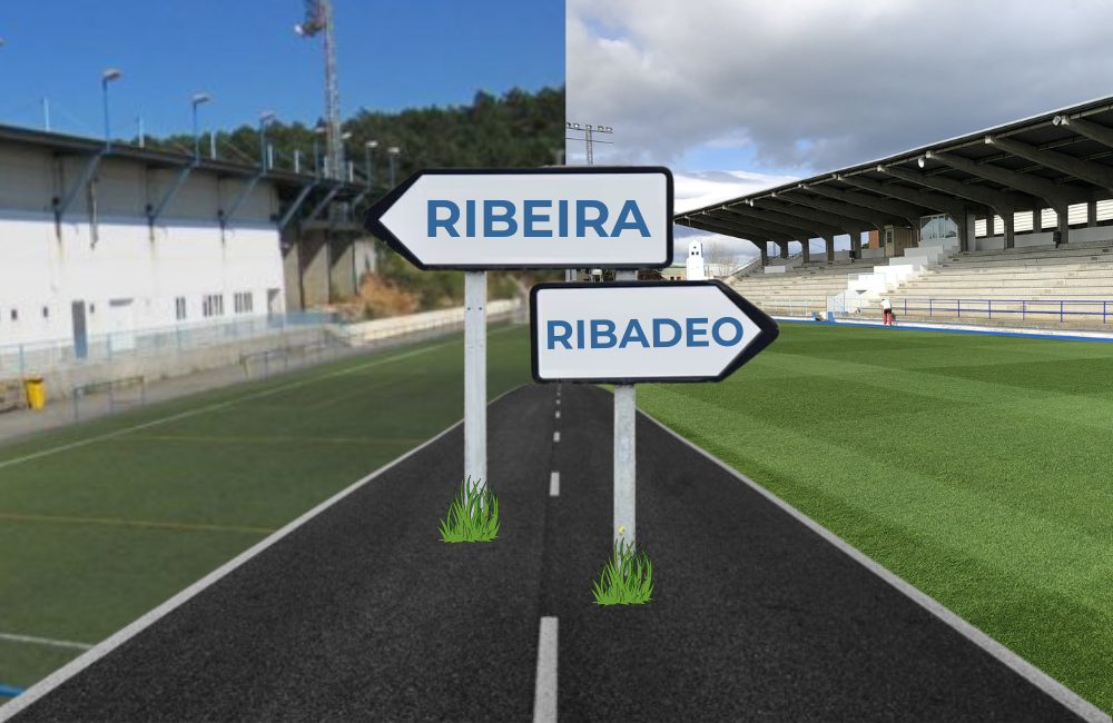 Ribadeo e Cidade de Ribeira, os clubs máis viaxeiros da Preferente Norte