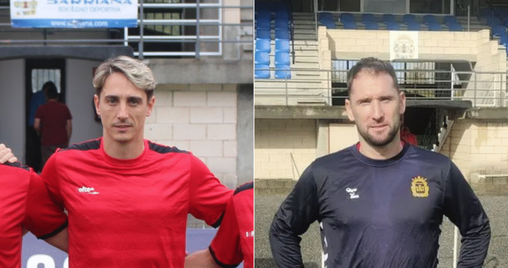Iván Carril e Dani Giménez. SD SARRIANA