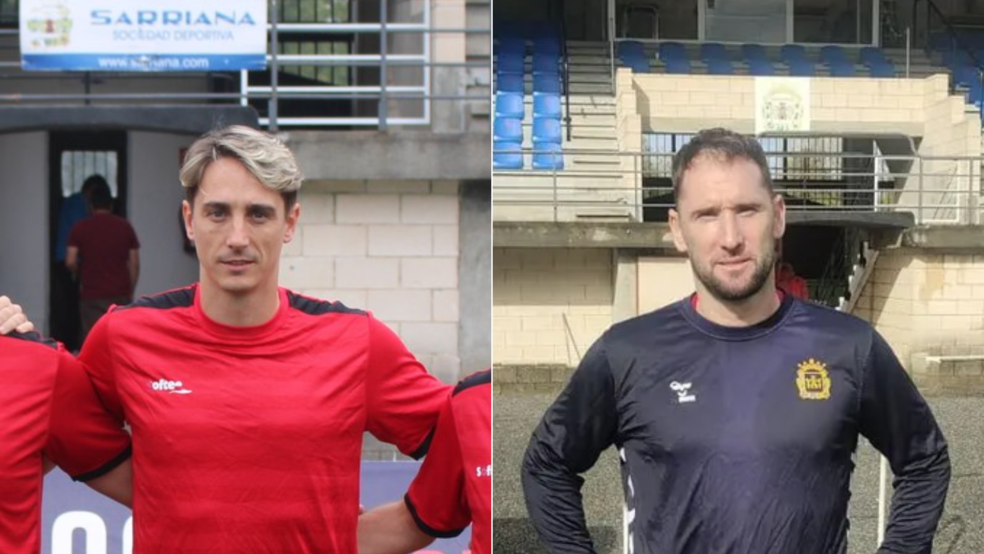 Iván Carril e Dani Giménez. SD SARRIANA